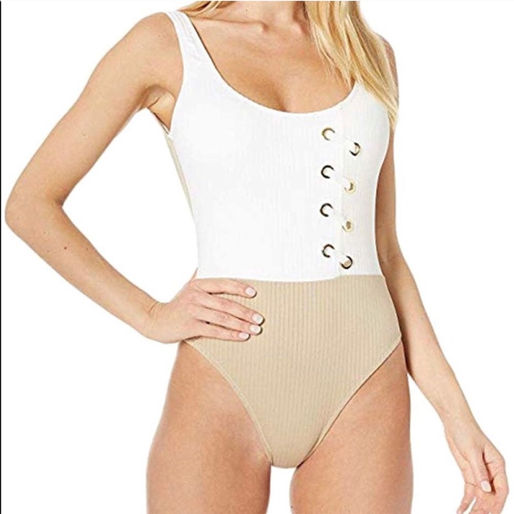 10 Crosby Derek Lam Muti colour One Piece swimsuit